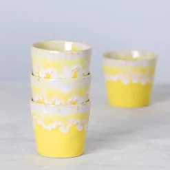 Tasse Grespresso en grès céramique - Jaune