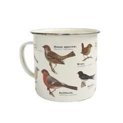 Tasse émail Oiseaux de Jardin