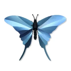 Trophée Origami Papillon Swordtail - Bleu Azur
