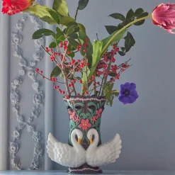 Vase Cygne en céramique