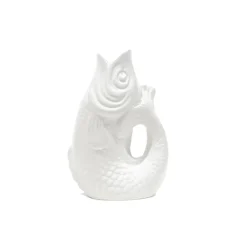 Vase Monsieur Carafon Poisson - Blanc