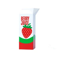 Vase Strawberry Juice