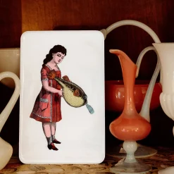 Vide-poche rectangulaire Giselle en fer - 14 × 21,5 cm