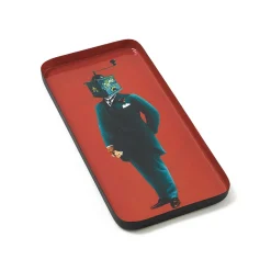 Vide-poche rectangulaire Moulinos en fer - 12,5 × 28 cm